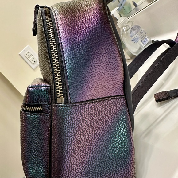 Coach Hologram Oil Slick Charlie Mini Backpack - Picture 6 of 17